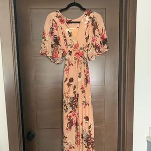 Floral Maxi Dress size Medium